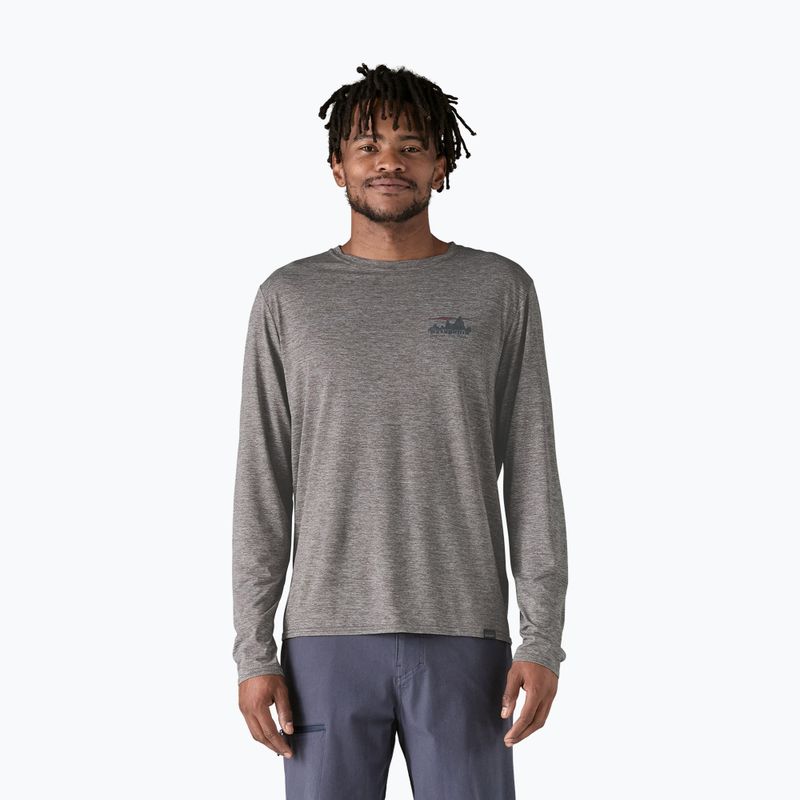 Мъжка блуза с дълъг ръкав Patagonia Cap Cool Daily Graphic Shirt 73 skyline/feather grey 2