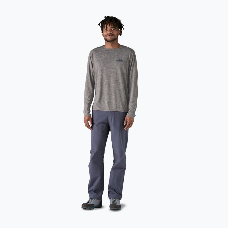 Мъжка блуза с дълъг ръкав Patagonia Cap Cool Daily Graphic Shirt 73 skyline/feather grey 4