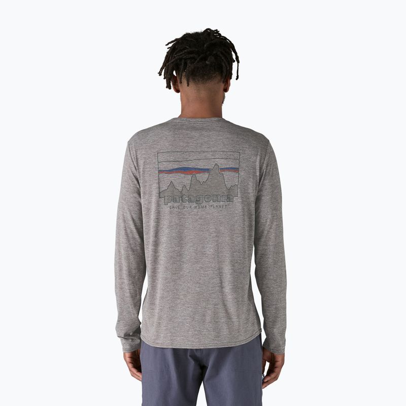 Мъжка блуза с дълъг ръкав Patagonia Cap Cool Daily Graphic Shirt 73 skyline/feather grey 5