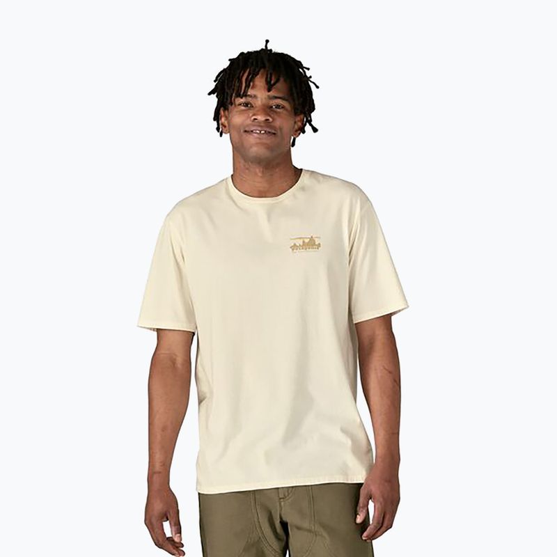 Мъжка тениска Patagonia '73 Skyline Organic birch white
