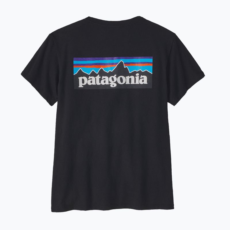 Дамска тениска Patagonia P-6 Logo Responsibili-Tee black 3