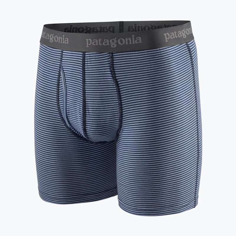 Мъжки боксерки Patagonia Essential Boxer Briefs 6“ fathom stripe/new navy