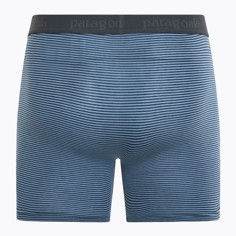 Мъжки боксерки Patagonia Essential Boxer Briefs 6“ fathom stripe/new navy 2