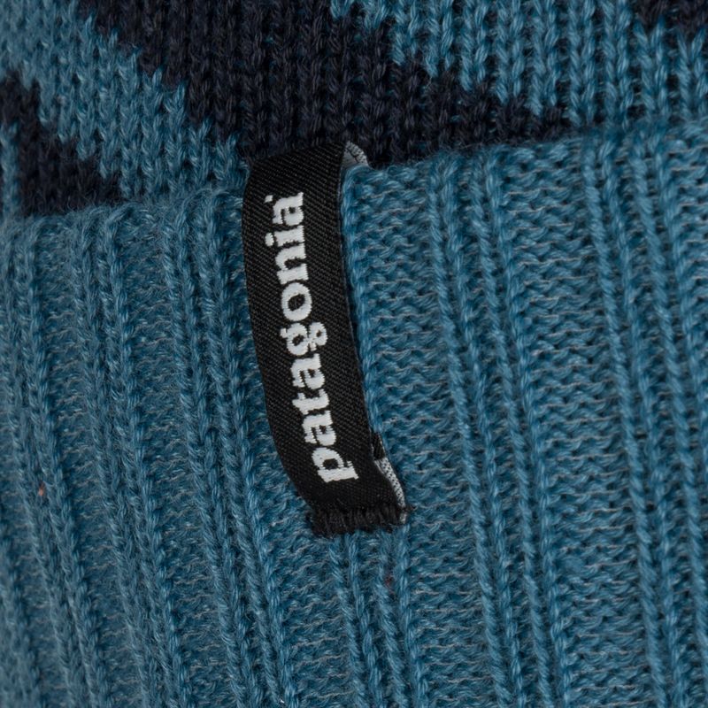 Patagonia Powder Town зимна шапка perennial pinecone/wavy blue 4