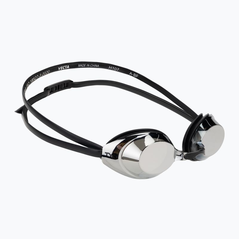 Очила за плуване TYR Vecta Racing mirrored silver/black/black