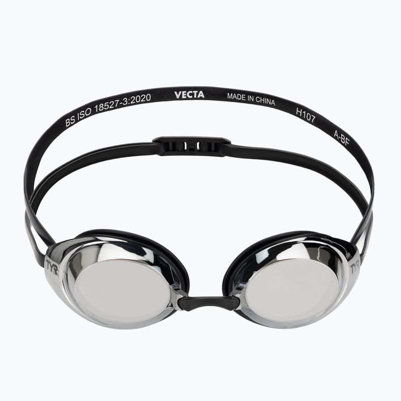 Очила за плуване TYR Vecta Racing mirrored silver/black/black 2