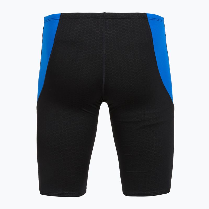 Мъжки шорти за плуване тип клин TYR Durafast Elite Oceanid Jammer black/blue 2