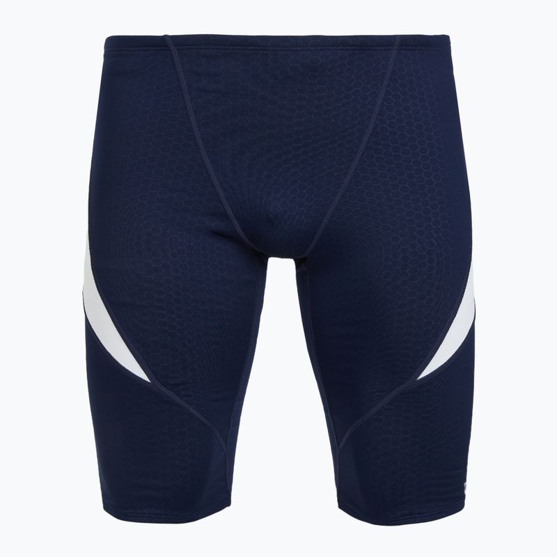 Мъжки шорти за плуване тип клин TYR Durafast Elite Curve Splice Hexa Jammer navy/white