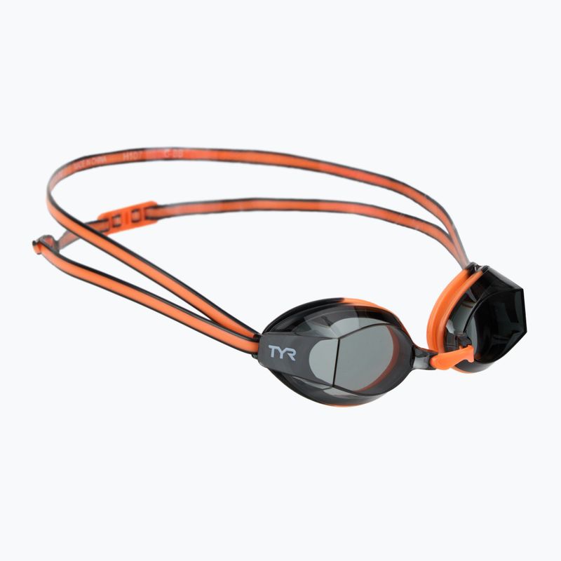 Детски очила за плуване TYR Blackops 140 Ev Racing smoke/orange/black