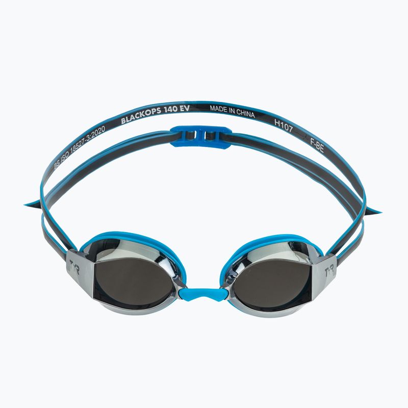 Детски очила за плуване TYR Blackops 140 Ev Racing Mirrored silver/ blue/ black 2