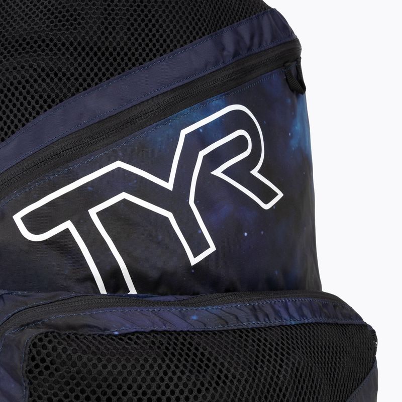 Торба за плуване TYR Elite Team Mesh 40 l blue/teal/green 4