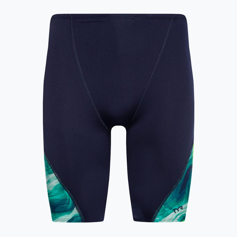 Мъжки бански TYR Mezio Blade teal/multi