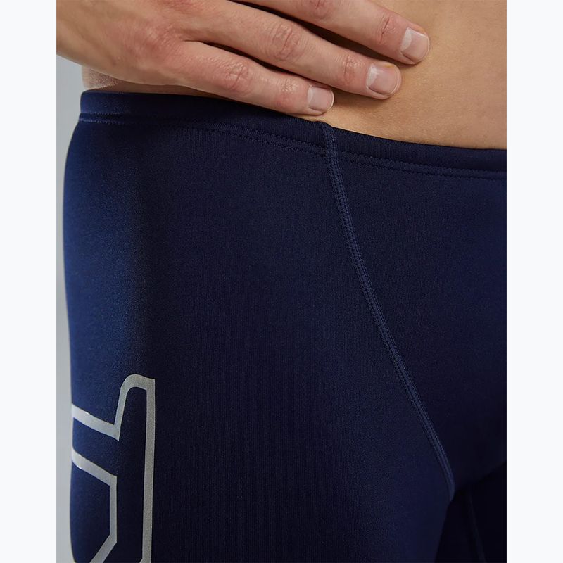Мъжки шорти за плуване тип клин TYR Soild Large Logo Jammer navy 11