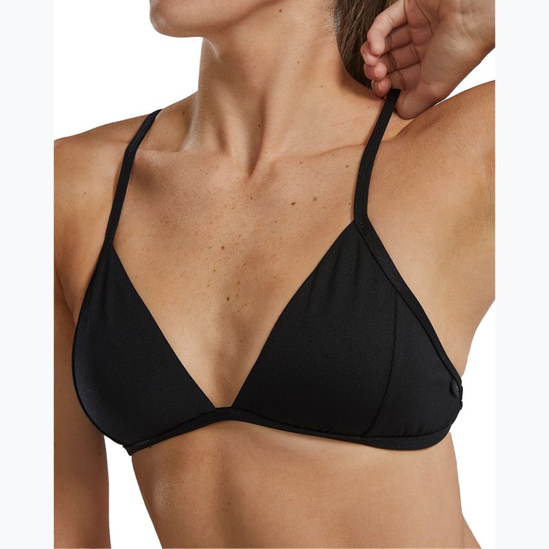 Горнище на бански костюм TYR Solid Triangle Tieback black 5