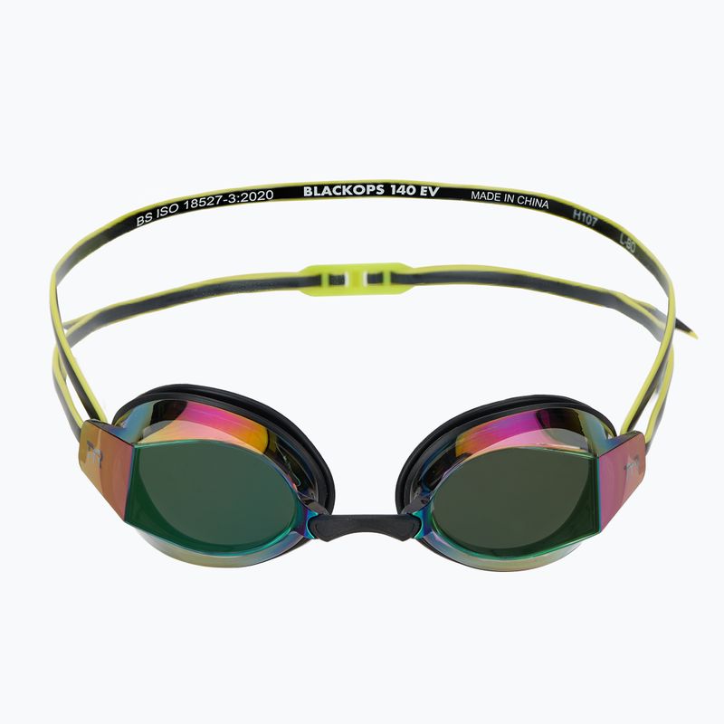 Очила за плуване на TYR Blackops 140 Ev Racing Mirrored fluo green/black 2