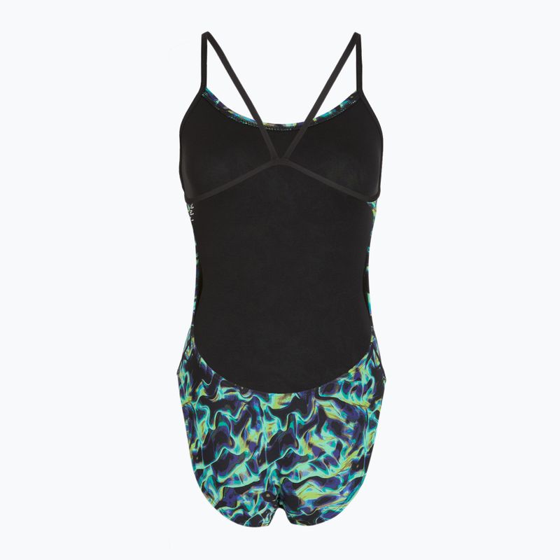 Дамска бански костюм от една част TYR Durafast Elite Energy Cutoutfit green 2