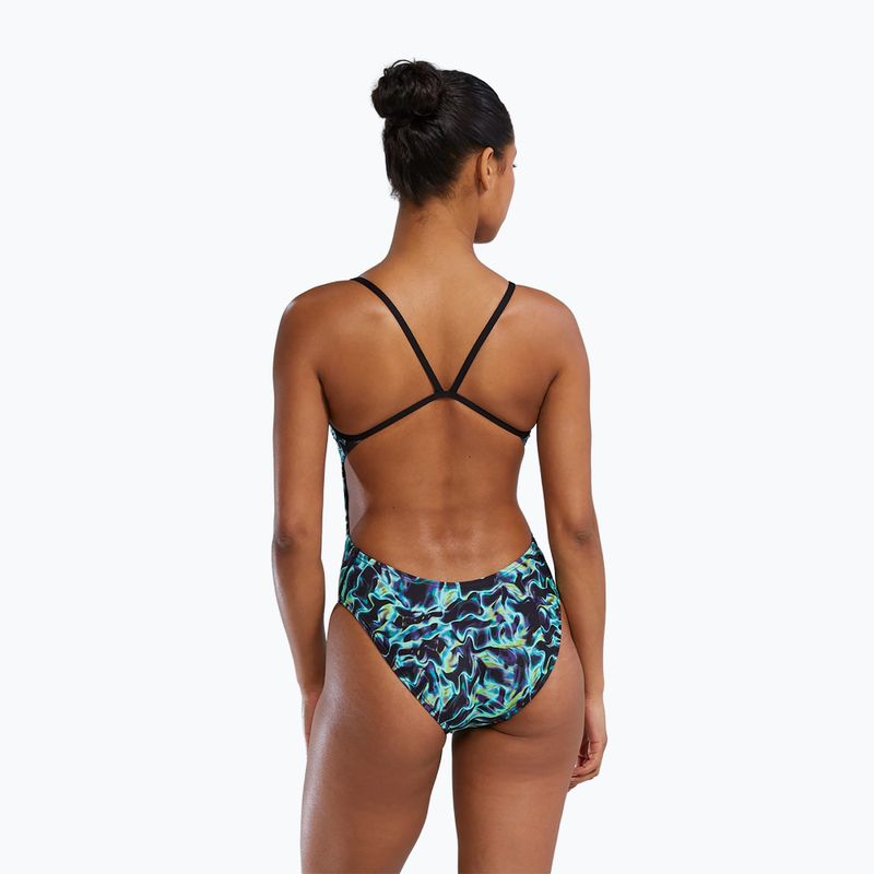 Дамска бански костюм от една част TYR Durafast Elite Energy Cutoutfit green 5