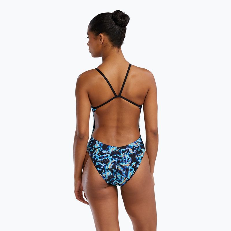 Дамски бански костюм от една част TYR Durafast Elite Energy Cutoutfit blue 5