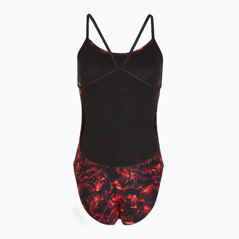Дамски бански костюм от една част TYR Durafast Elite Energy Cutoutfit red 2