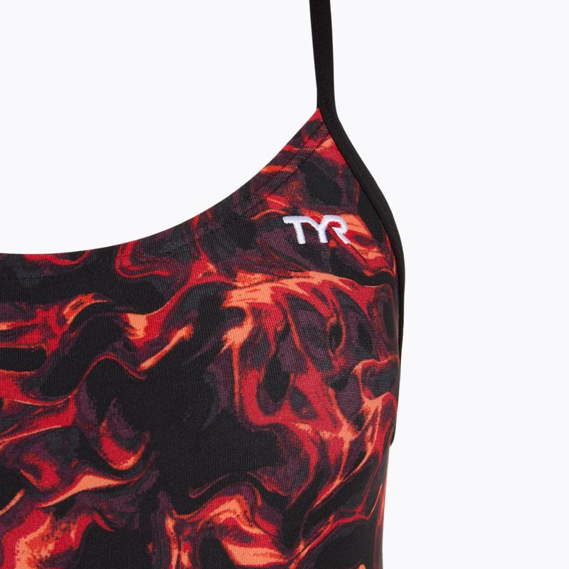 Дамски бански костюм от една част TYR Durafast Elite Energy Cutoutfit red 3