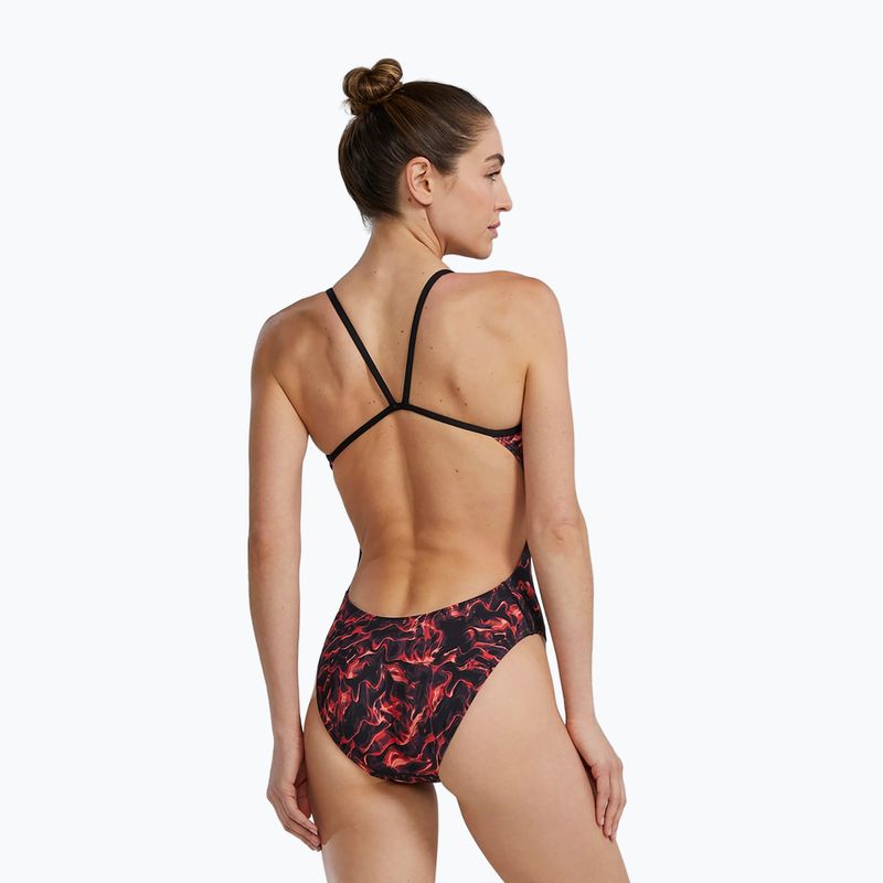 Дамски бански костюм от една част TYR Durafast Elite Energy Cutoutfit red 5