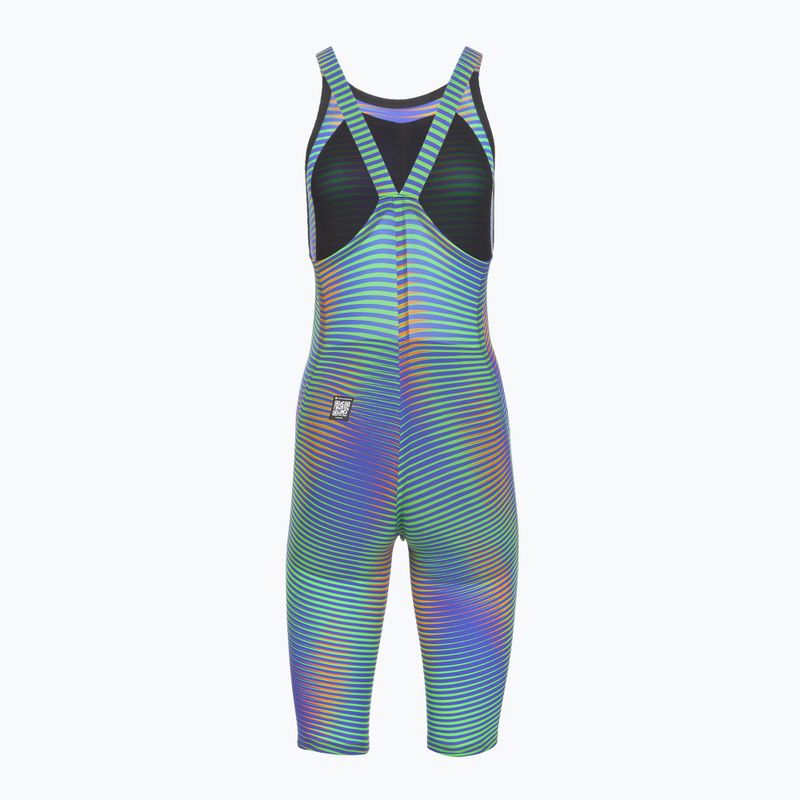 Дамски цял костюм за плуване TYR Avictor Luminins Closed Back elec lime 2
