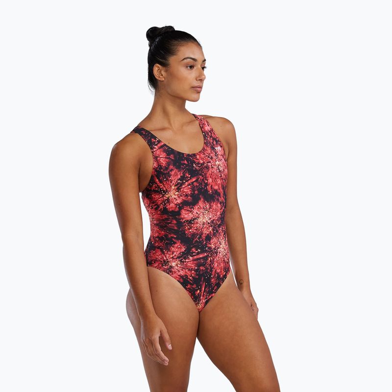 Дамски бански костюм от една част TYR Durafast Elite Radiant Flare Maxfit red 4
