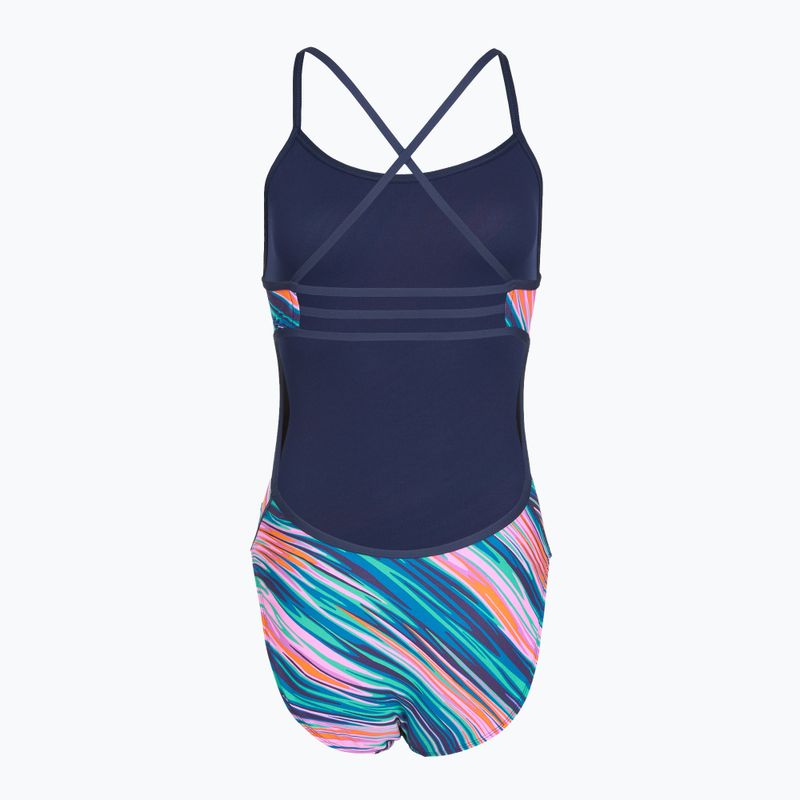 Дамски цял костюм за плуване TYR Durafast Elite Riptidal Trinityfit pink/multi 2