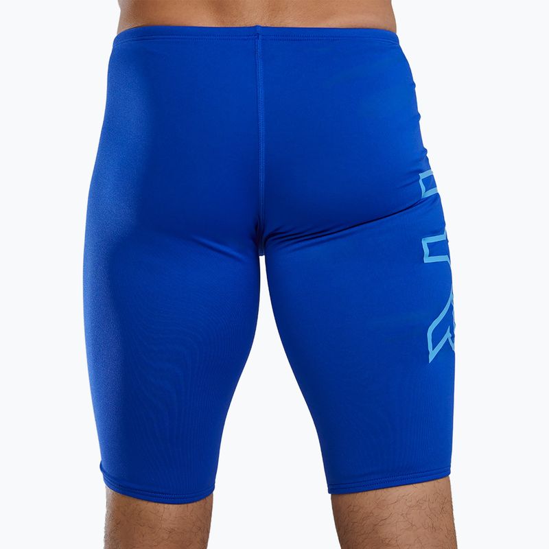 Мъжки шорти за плуване тип клин TYR Soild Large Logo Jammer royal 6