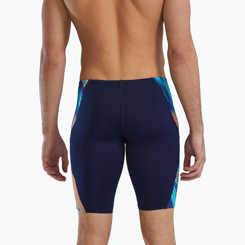 Мъжки шорти за плуване тип клин TYR Durafast Elite Riptidal Jammer teal/orange 6
