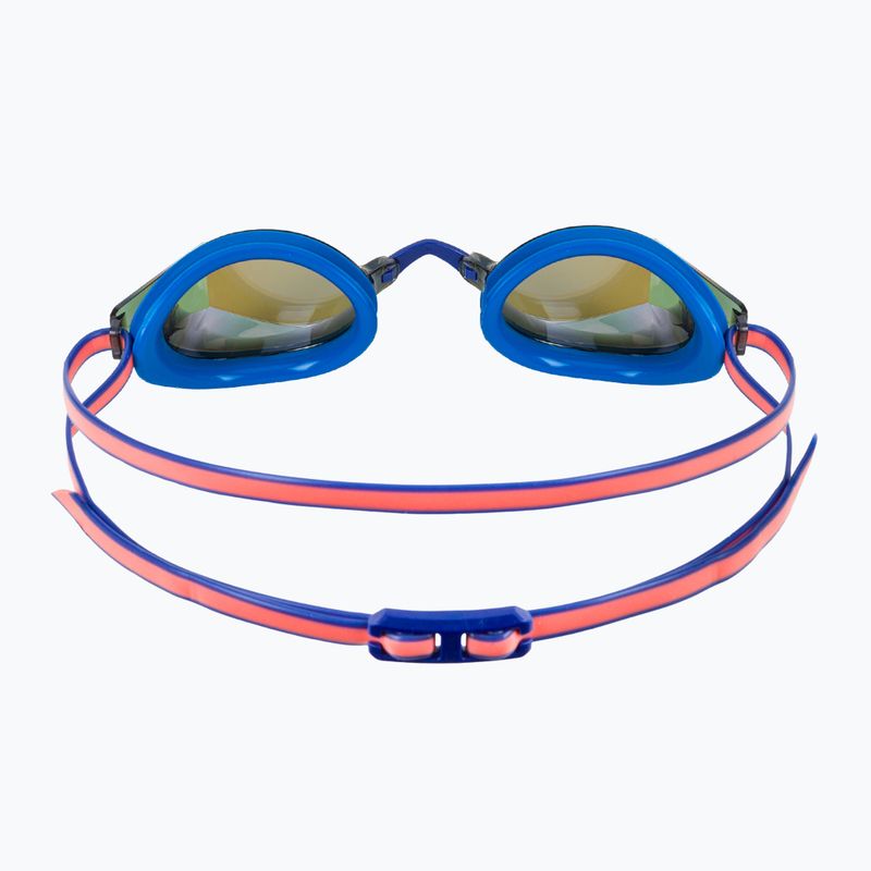 Дамски очила за плуване TYR Blackops 140 Ev Racing Mirrored blue/coral 4