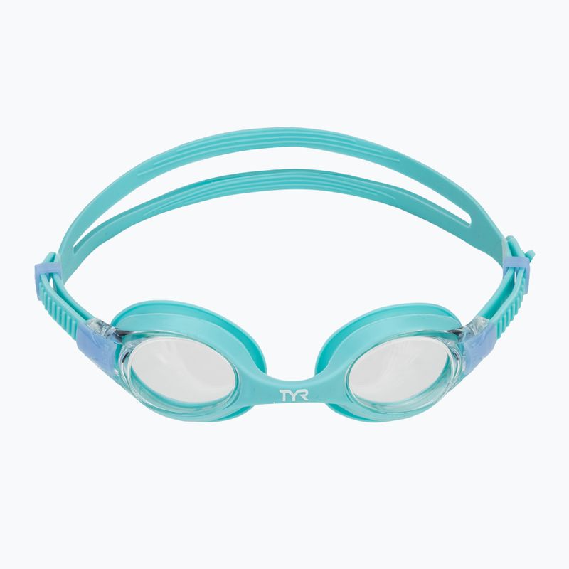 Детски очила за плуване TYR Swimple blue / black / black 2