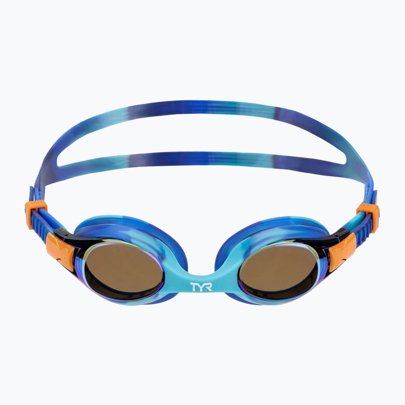 Детски очила за плуване TYR Swimple Tie Dye Mirrored blue / multi 2
