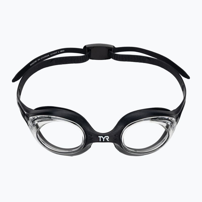Детски очила за плуване TYR Hydra Flare black / cear 2