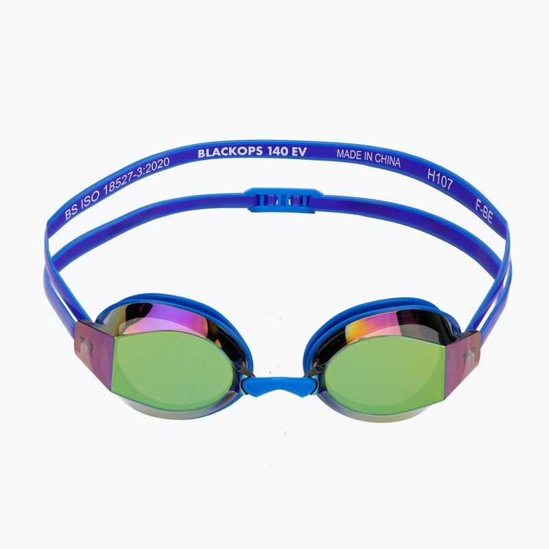 Дамски очила за плуване TYR Blackops 140 Ev Racing Mirrored royal/light blue 2