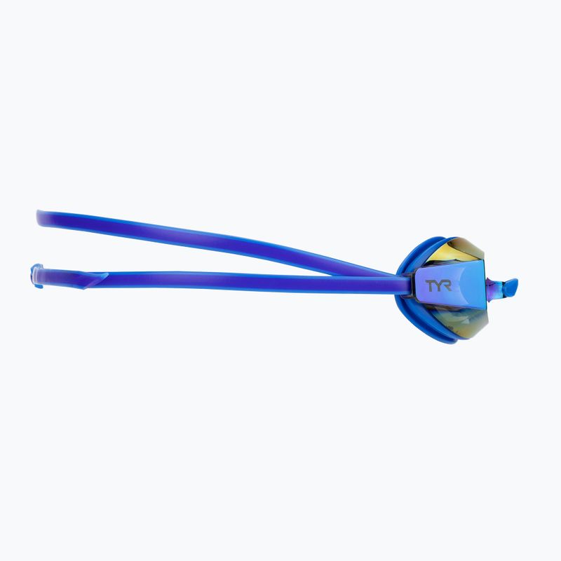 Дамски очила за плуване TYR Blackops 140 Ev Racing Mirrored royal/light blue 3