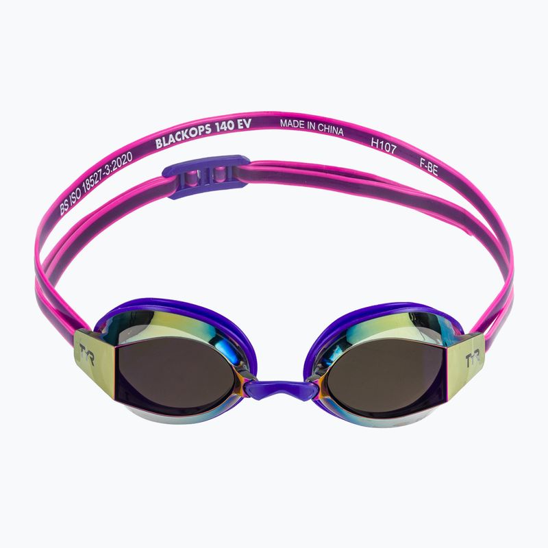 Дамски очила за плуване TYR Blackops 140 Ev Racing Mirrored purple/pink 2