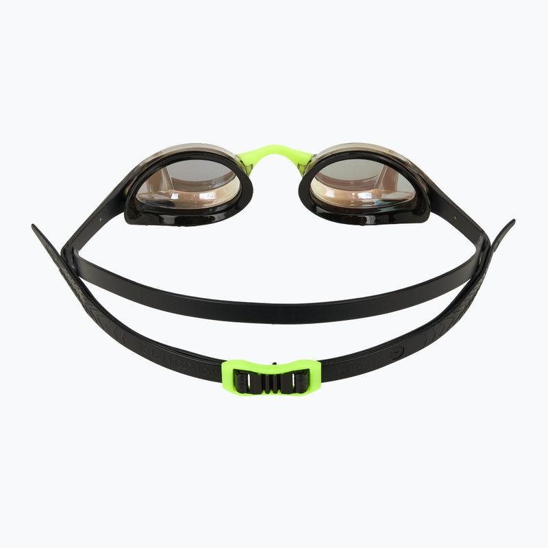 Очила за плуване TYR Tracer-X Elite Racing Mirrored black/lime 4