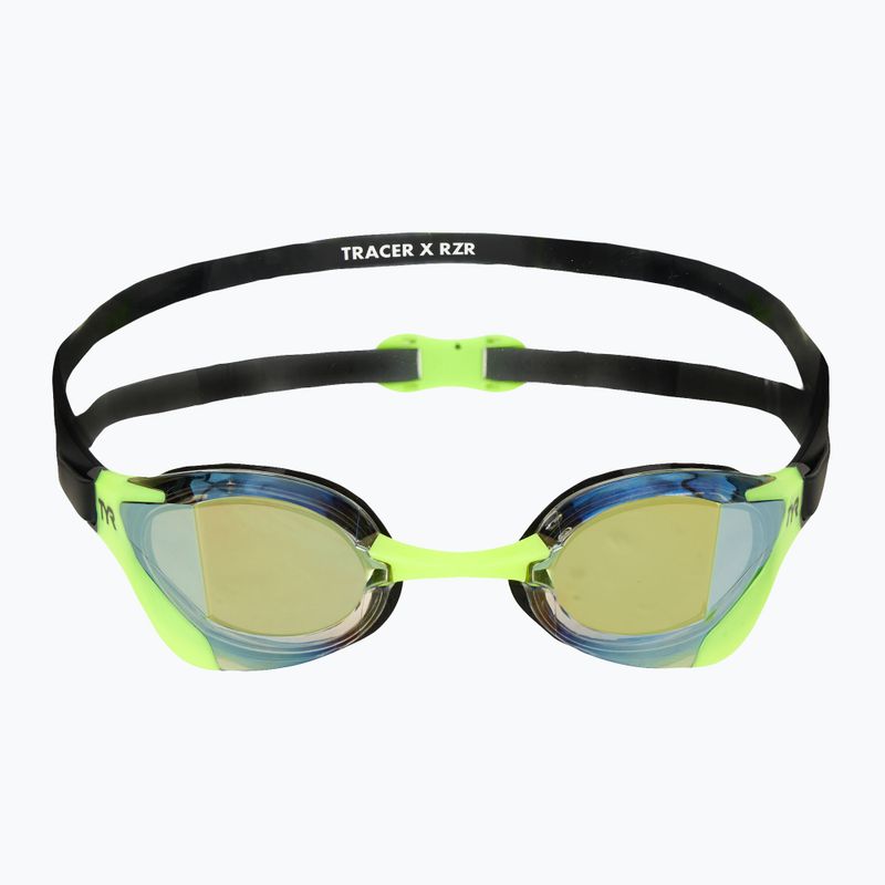 Очила за плуване TYR Tracer-X RZR Mirrored limelight 2