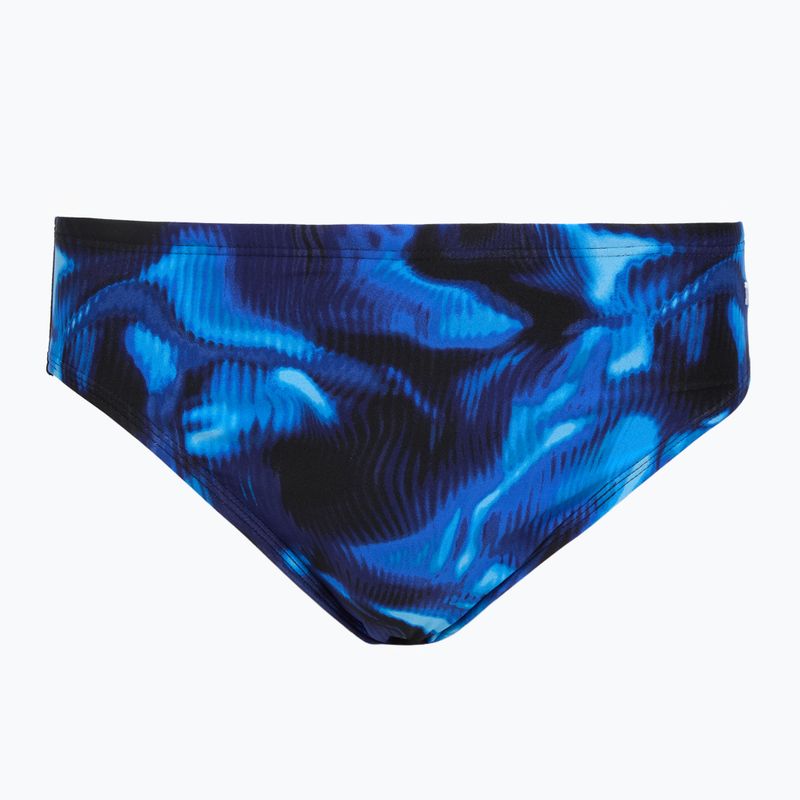 Мъжки бански тип слип TYR Durafast Elite Waveform Brief blue 5