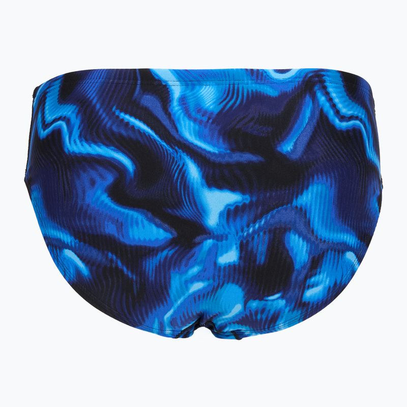 Мъжки бански тип слип TYR Durafast Elite Waveform Brief blue 6