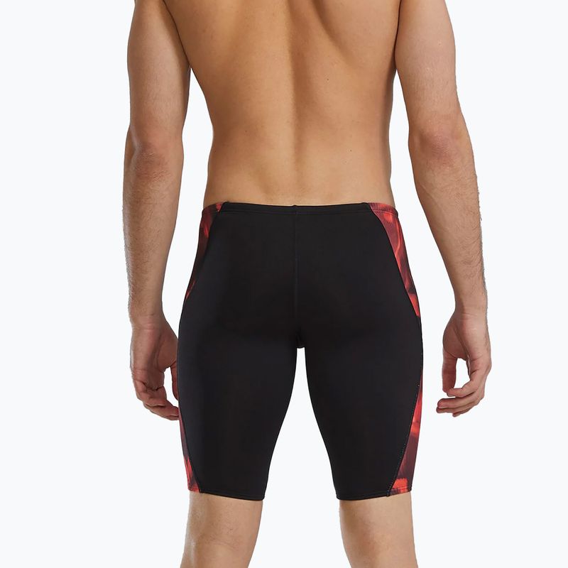Мъжки шорти за плуване тип клин TYR Durafast Elite Waveform Blade Splice red 2
