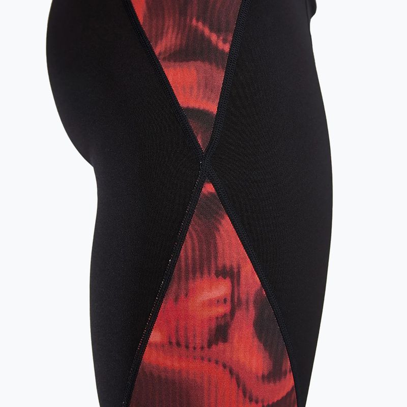 Мъжки шорти за плуване тип клин TYR Durafast Elite Waveform Blade Splice red 7