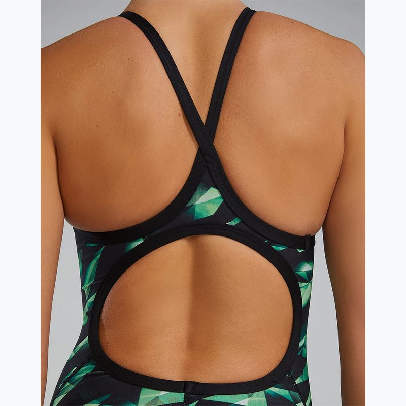 Дамски цял бански костюм TYR Durafast Elite Triadic Diamondfit green 11