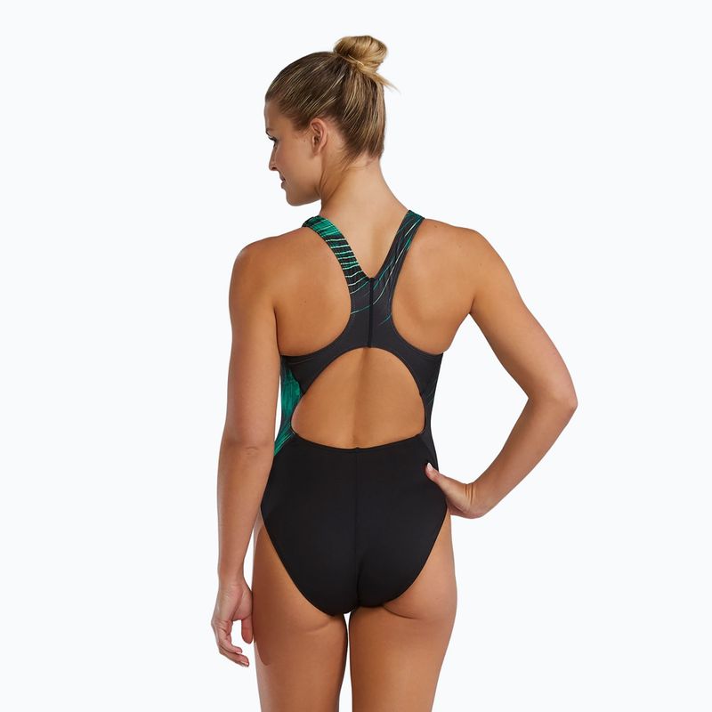 Дамски цял бански костюм Tyr Durafast Elite Cycloid Maxfit green 2