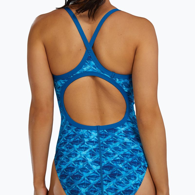 Дамски цял бански костюм Tyr Durafast Elite Oceanid Diamondfit light blue/aqua 6