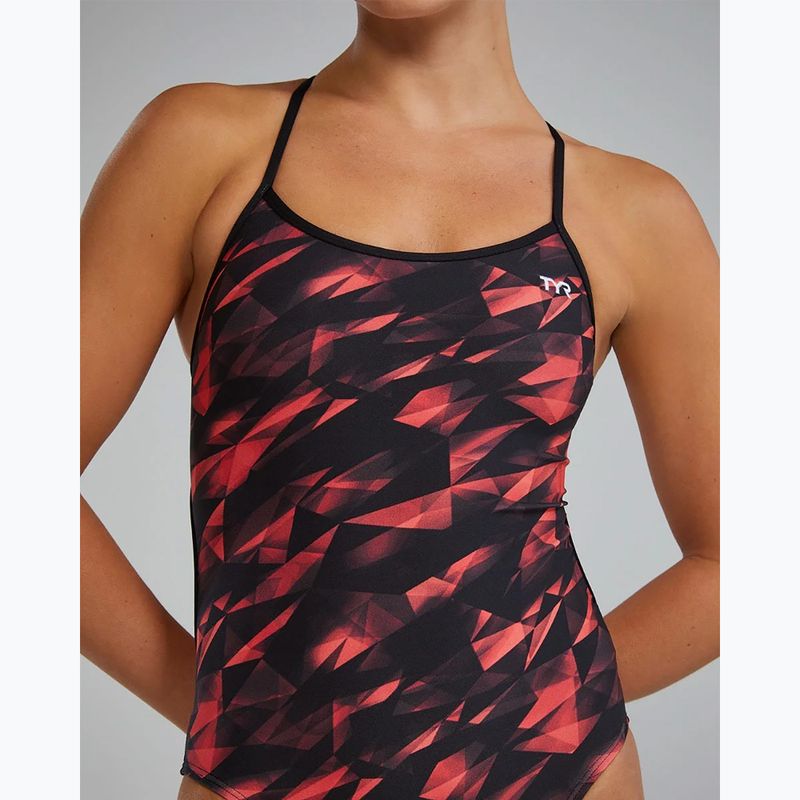 Дамски цял бански костюм TYR Durafast Elite Triadic Trinityfit red 8