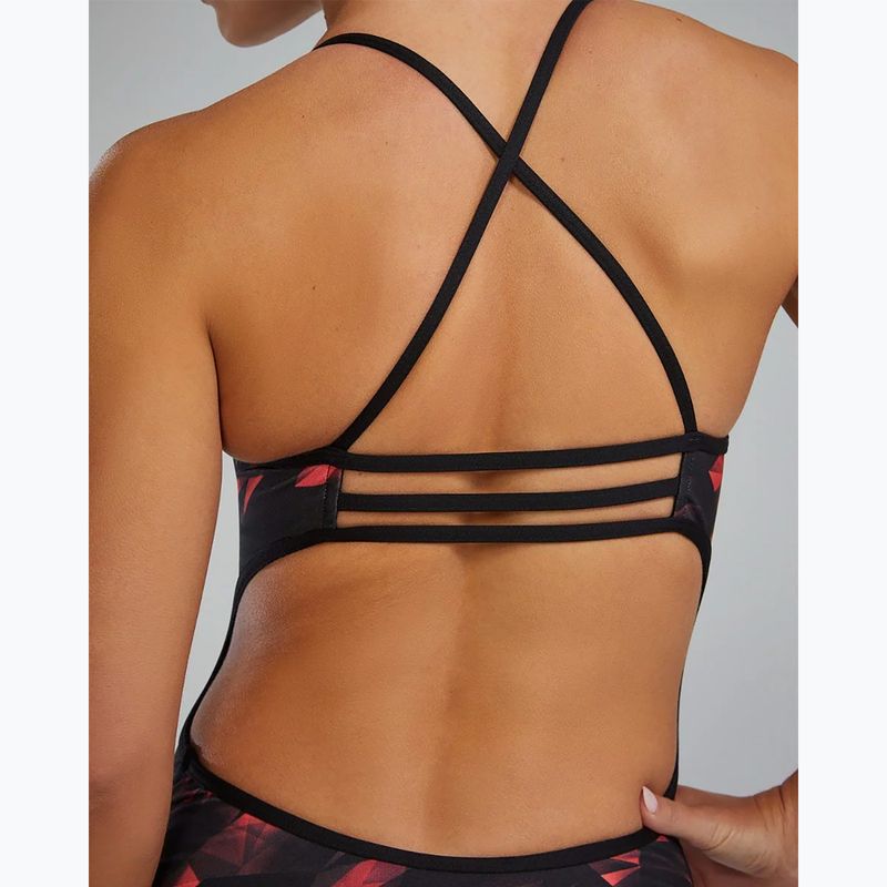 Дамски цял бански костюм TYR Durafast Elite Triadic Trinityfit red 10