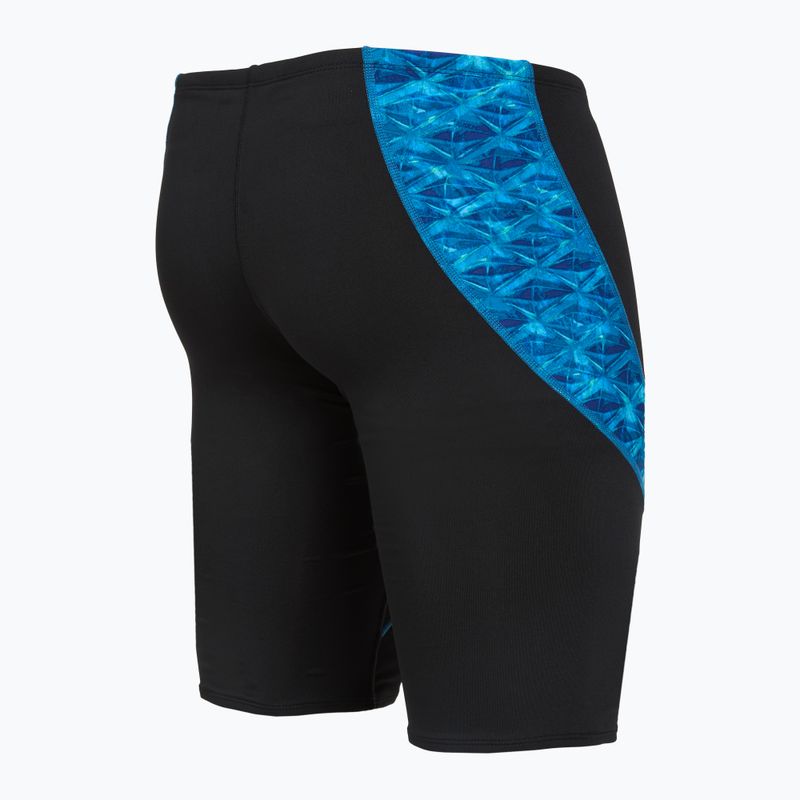 Мъжки шорти за плуване тип клин TYR Durafast Elite Oceanid Jammer light blue/aqua 3