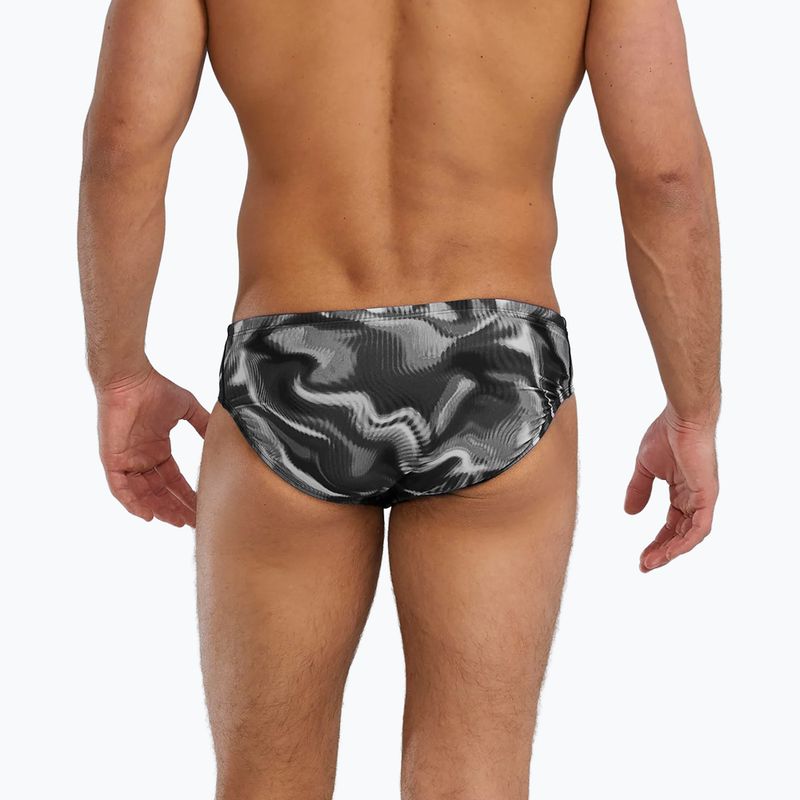 Мъжки бански тип слип TYR Durafast Elite Waveform Brief titanium 5